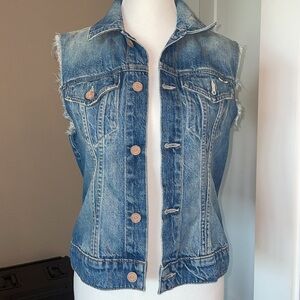 Rare MOTHER Jean Vest Size S